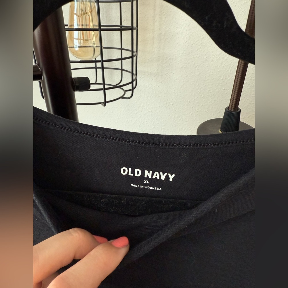 Old Navy Black Long Sleeve Bodysuit - Picture 2 of 3